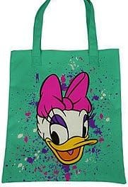 Daisy DuckDisney Sparkly Bow and Eye Shadow Childs Shopper / Shopping Bag