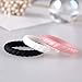 Egnaro Silicone Wedding Ring for Women,Seamless Thin and Stackble Braided Rubber Wedding Bands Rubber Rings for Women