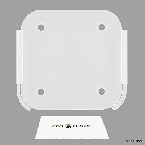 Eco-Fused Wall Mount Compatible with Apple Airport Express [2nd Generation] and Apple TV [2nd + 3rd Generation] - Holder Bracket Frame Easy to Install
