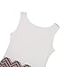 EFINNY Women Bohemia Ethnic Printed Sleeveless Beach Evening Long Maxi Dress M