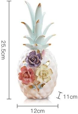 Amazon Com Zamtac White Ceramic Pineapple Modern Home Decoration