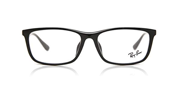 Amazon.com: RAY-BAN RX7102D - 2000 EYEGLASSES SHINY BLACK 56MM : Clothing,  Shoes \u0026 Jewelry