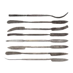 Speckstein-Set Werkzeug - Raspel 20 cm lang