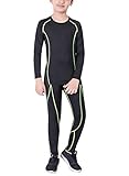 Minghe Boys's Fleece Lined Long Johns 2 pcs Thermal
