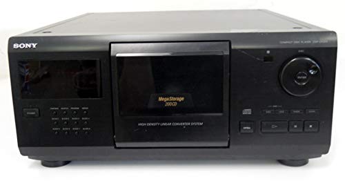 Sony CDP-CX205 Compact Disc Player 200 CD Storage High Density Linear Converter System