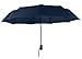 Umenice Automaitc 9-rib Travel Umbrella Windproof with 210t Fabric Teflon Blue