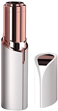 F 4 FASHION Lipstick Shape Painless Electronic Facial Hair Remover Shaver For Women (Battery Included)