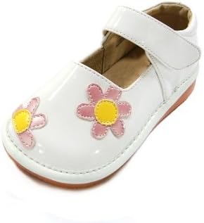 HLT Toddler/Little Kid Girl Sunny Daisy White Squeaky Shoe [US 6 / EU 23]