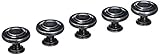 Amerock BP1586-WID Inspirations Wrought Iron Dark 3-Ring Cabinet Knob - 1-3/8