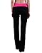 HDE Women's Maternity Yoga Pants Comfortable Lounge Pregnancy Pants Folded Waist,Hot Pink,X-Large