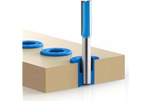 ROCKLER Router Bit Storage Inserts (10 Pack) - Holds 1/4” & 1/2” Shank Router Bits for Horizontal or Vertical Storage – Durable Molded Polyethylene Router Bit Storage Set – Neat, Clean Storage for Router Bits