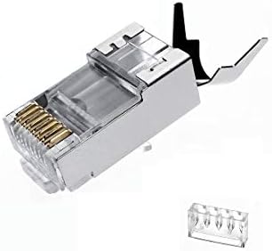 سعر وصلات VIVOCH 50 قطعة Cat7 RJ45 ، Cat7 RJ45 مقابس ، Cat7 2 قطعة ...