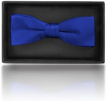 Boy's Poly Satin Banded Clip On Bow Ties