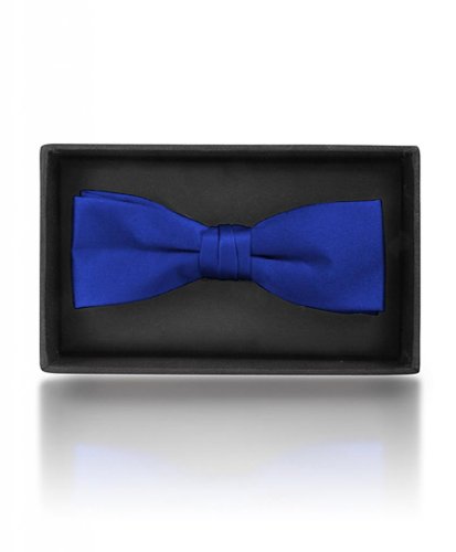 Boy's Poly Satin Banded Clip On Bow Ties