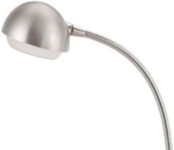 Hampton Bay 18 In Brushed Nickel Led Table Lamp Amazon Com