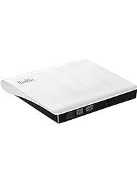 Rioddas External Cd Drive, USB 3.0 Portable CD/DVD +/-RW Drive Slim DVD/CD Rom Rewriter Burner Super High Speed Data Transfer for Laptop Desktop Pc Windows and Linux Os Apple Mac MacBook Pro