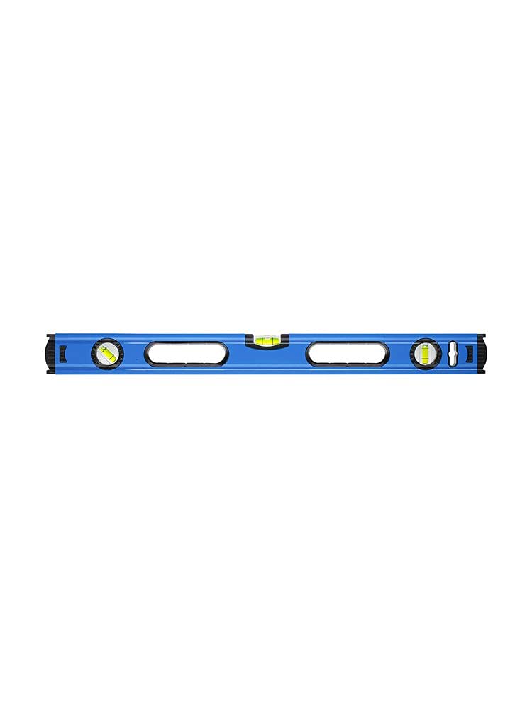 Högert Technik - Spirit Level 120 cm, Features 3 Levels: 0°/45°/90°, Aluminium Spirit Levels, Shock Absorbing end caps, Size: 120×5.65×2.1cm, HT4M012