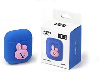 BTS BT21 Official Merchandise ROYCHE X BT21 Cooky_AIRPODS CASE + Extra BTS PHOTOCARDS
