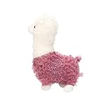 ESH7 Kawaii Rainbow Alpaca Plush Doll Toys Cute Llama Alpaca Stuffed Toys Japanese Stuffed Animals Doll Children Kids Gift,Color Pink