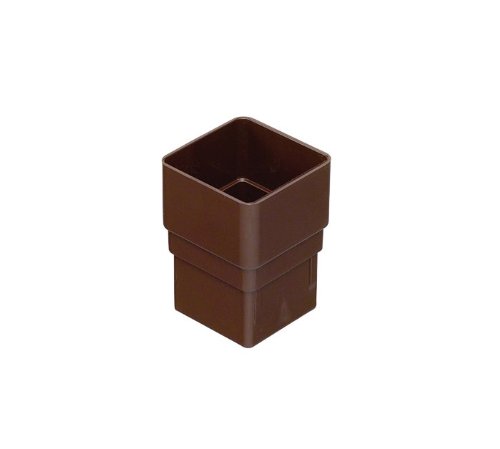 Marley Square downpipe Socket Plain RLE11w 65mm System White