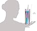 Bewaltz Holographic Unicorn Iridescent Tumbler w/Matching Straw 16oz Double Wall Vacuum Insulated Shiny Rainbow Girly Style Perfect for Everyday Summer Fun School (Pink Magic)