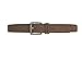 Wolverine Men's Double Topstitched Leather Belt Roller Buckle (46,Brown)