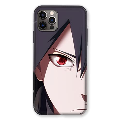 iPhone 13 (6.1) Manga Naruto Sasuke Face Case multicoloured