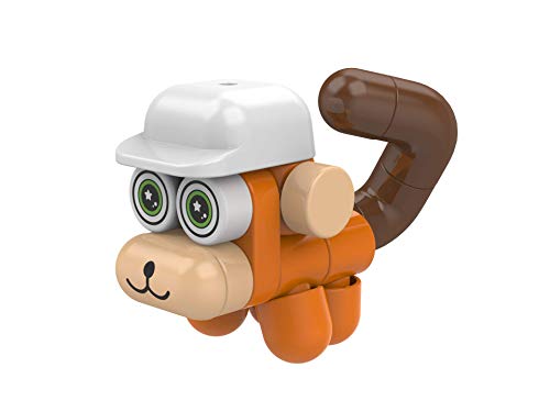 PAI TECHNOLOGY Botzees Junior Jungle Pack Building kit – Jungle Animal Toy and Construction Kit with Puzzles, Stem Toy, Educational Engineering, Ages 3,4,5, 6+ Year Old Boys & Girls (App Based)