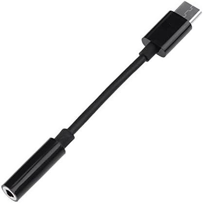 USB C to 3.5mm Audio Adapter, LiChiLan Headphone Adapters Type-C USB C Male to 3.5mm Female Stereo Audio Jack Earphone AUX Converter for Type-C Device, Google Pixel 3/3 XL/2/2 XL and More (Black)