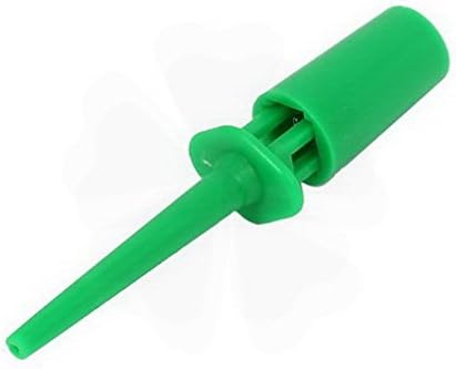 Testers Lead Wire Kit Test Hook Clip Grabbers Probe SMD Green for Multimeter By Fuxell