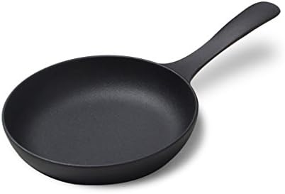 YONGJUN Cast Iron Frying Pan 7 Inch Thick Pot 18cm, Pan Pancake Pan, Nonstick Steak Omelette Pan, Grill Pan,Uncoated, Smokeless (Color : Without cover)