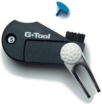 G Tool 5 in 1 Pocket Golf Divot Tool Score Counter NEW