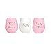 Sister Squad Bachelorette Party Silicone Wine Cups | Perfect Maid of Honor & Bridesmaid Gifts/Bride & Bridal Party Favors/Will You Be My Bridesmaid Proposal Box (Full Set (10-Pack), Pink)