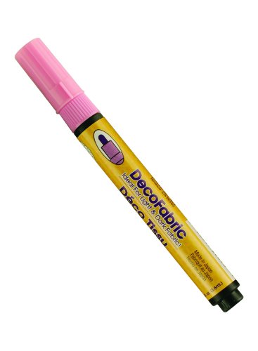 Uchida 222-C-9 Marvy Deco Fabric Fine Point Tip Marker, Pink