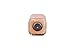 Salt and Pepper Grinder Set - Elegant Square Glass Design with Rose Gold Top - Two Spice Mills with Adjustable Coarseness
