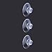 Outus Small Clear Plastic Suction Cup Without Hooks -20 mm -20 Packs