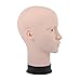 Female Professional Cosmetology Bald Mannequin Head for Making up,Making wigs, Displaying Wigs,Glasses,Hair