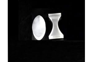 STAYMAX 2 Piece Optical Glass Lens Concave Convex Set for Physics Teaching