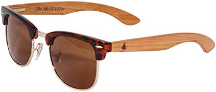 The Melbourne by Spruce - Polarized Wood Sunglasses - Clubmaster - For Men &amp; Women