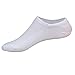 Dericeedic No Show Socks Women 6 Pairs Womens Cotton Low Cut Socks Non-Slip Grips Casual Low Cut Boat Sock , Black, White, Grey(each Color 2pairs), 6-11
