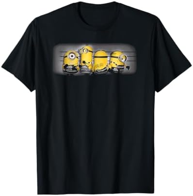 Amazon.com: Minions Gru Logo Faux Pocket Graphic T-Shirt