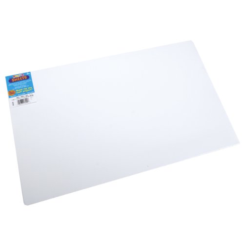 Foam Sheet 12"X18" 2mm-White  10 per pack