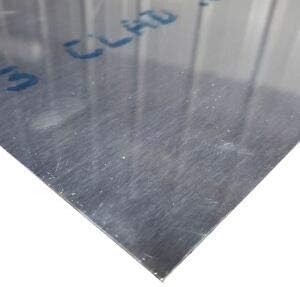 JumpingBolt 2024-T3 Alclad Aluminum Sheet, 0.032" x 12" x 12" Material May Have Surface Scratches
