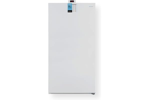 Summit Appliance FFUR19 33" Wide Upright All-Refrigerator, Digital Controls, 17 cu.ft Capacity, No-Frost Operation, Adjustable Shelves, RHD Swing, Interior LED Lighting, Fixed Door Shelves