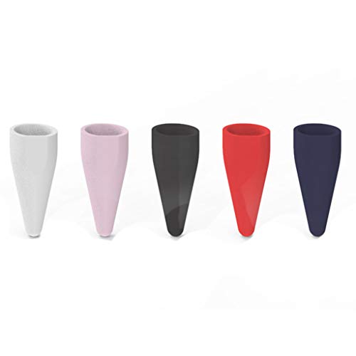 Itlovely Protective Cap Stylus Pen Nib Cover Case Soft Silicone Skin Replacement for Apple Pencil 1 Tip