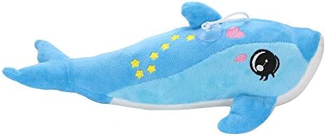 ALIKEEY Educational Toys for Kids, Creative Night Light LED Stuffed Animals Lovely Dolphin Glow Plush Xmas Toys