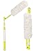 Pure Care Microfiber Duster with Extension Pole, Machine Washable, Hypoallergenic Microfiber Head, Includes Lightweight Telescopic Pole, Saves Time & Money (Washable Duster)