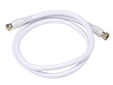Monoprice 104057 RG6 Quad Shield CL2 Coaxial Cable with F Type Connector