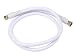Monoprice 104057 RG6 Quad Shield CL2 Coaxial Cable with F Type Connector