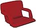 Naomi Home Venice Portable Reclining Seat with Armrest Red/Grande